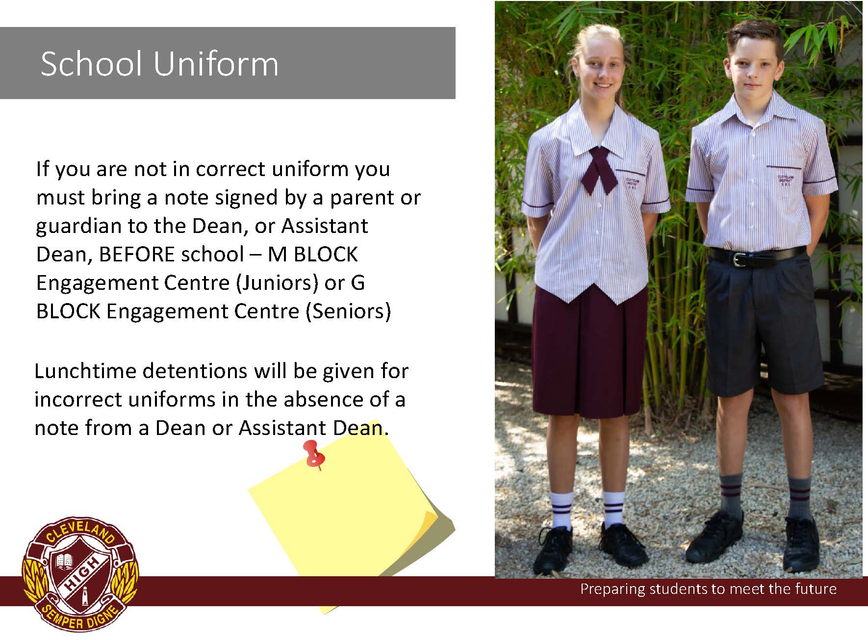 Uniform shop